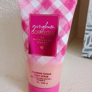 BN BATH BODY WORKS GINGHAM GORGEOUS FOAMING SUGAR BODY SCRUB FULL SIZE
